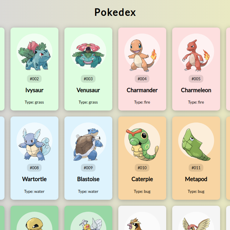 Projeto Pokedex